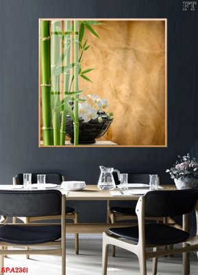 File in trần Tranh trang trí Spa SPA2361 (file gốc) phong thủy