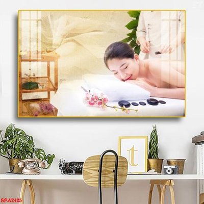 File gốc Tranh trang trí Spa SPA2425 (cho in 3D) độc đáo