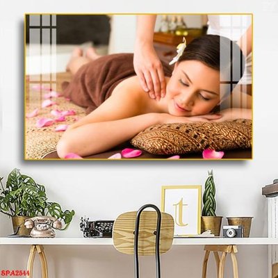 File gốc Tranh trang trí Spa SPA2544 (in tráng gương) hiện đại