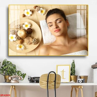 File in lụa Tranh trang trí Spa SPA2602 (phong cảnh) Tranh trang trí Spa SPA2602