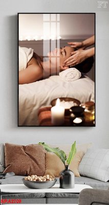 Tải file gốc in lụa Tranh trang trí Spa SPA2709 siêu nét