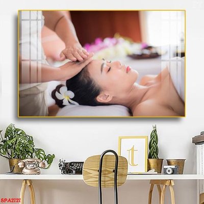 File in trần Tranh trang trí Spa SPA2727 (bản gốc) phong cảnh