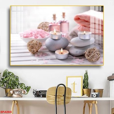 File tranh in tráng gương Tranh trang trí Spa SPA2813 (siêu nét)