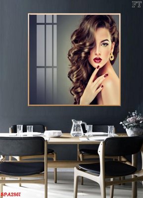 File gốc Tranh trang trí Spa SPA2867 (in tráng gương) ốp tường