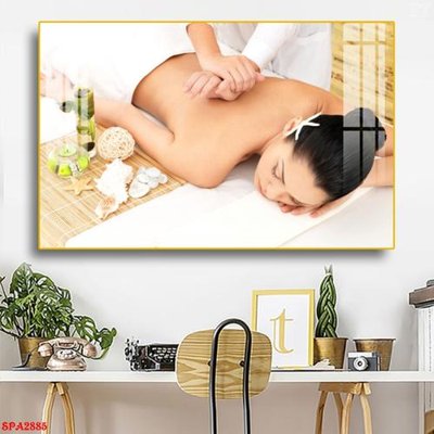 File tranh Tranh trang trí Spa SPA2885 (gốc) in vải canvas