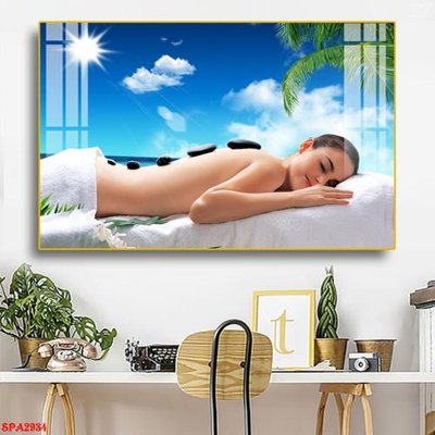 File tranh gốc Tranh trang trí Spa SPA2934 (bản quyền) độc đáo