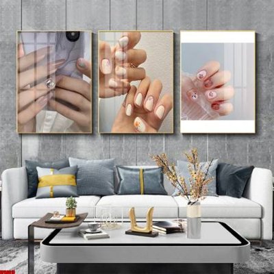 Tải file gốc File tranh nail , tranh trang trí quán nail móng SPA3010 (in bạt) quảng cáo