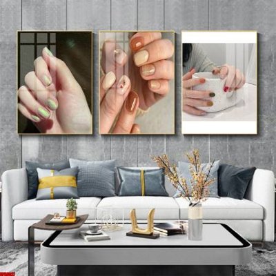 File ảnh File tranh nail , tranh trang trí quán nail móng SPA3027 (gốc) in standee
