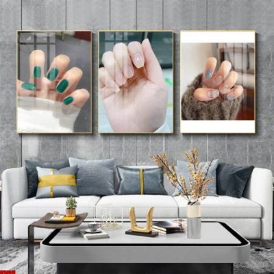 File tranh File tranh nail , tranh trang trí quán nail móng SPA3048 (bản gốc) in lụa 5D