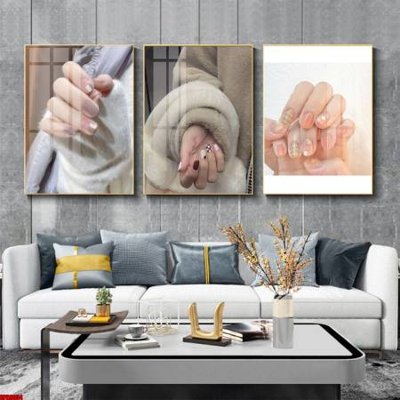 File gốc File tranh nail , tranh trang trí quán nail móng SPA3054 (in mica) làm bảng hiệu