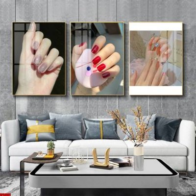 File tranh File tranh nail , tranh trang trí quán nail móng SPA3061 (file gốc) chủ đề phong thủy