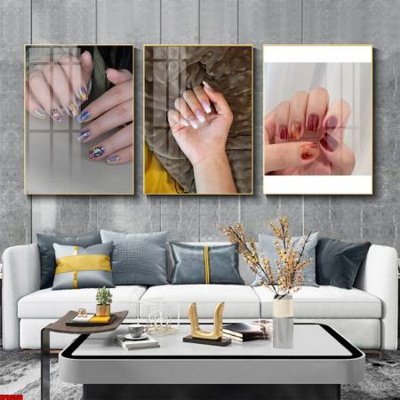 File ảnh File tranh nail , tranh trang trí quán nail móng SPA3068 (gốc) cho trang trí nội thất