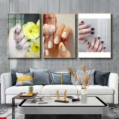 Tải file File tranh nail , tranh trang trí quán nail móng SPA3076 (PSD) cho in ấn quảng cáo