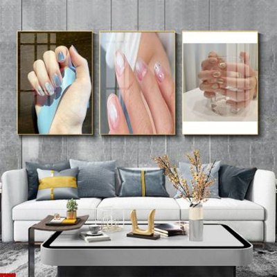 File PSD File tranh nail , tranh trang trí quán nail móng SPA3093 (nguyên gốc) chất lượng cao