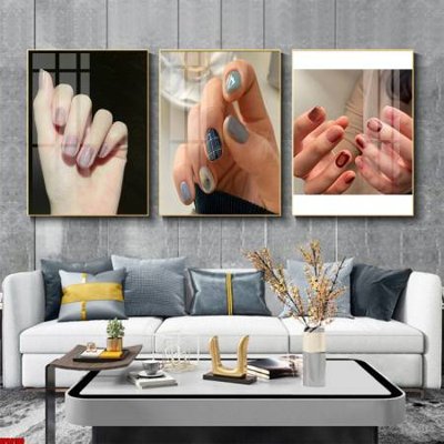 Tải file File tranh nail , tranh trang trí quán nail móng SPA3100 (gốc) in tranh tráng gương