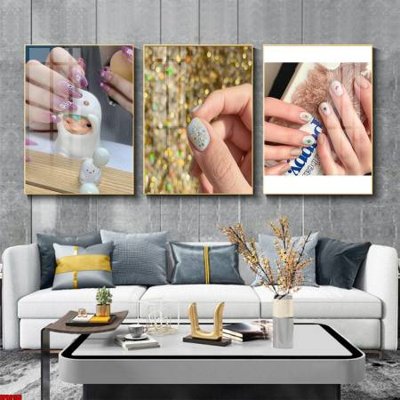 Tải file tranh gốc File tranh nail , tranh trang trí quán nail móng SPA3103 chất lượng cao