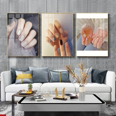 File gốc File tranh nail , tranh trang trí quán nail móng SPA3118 (ảnh chi tiết) để in trần