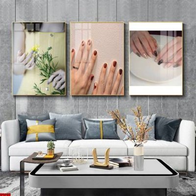 File ảnh File tranh nail , tranh trang trí quán nail móng SPA3133 (gốc) trang trí khách sạn