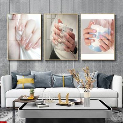 File PSD File tranh nail , tranh trang trí quán nail móng SPA3140 (nguyên bản) cho thiết kế