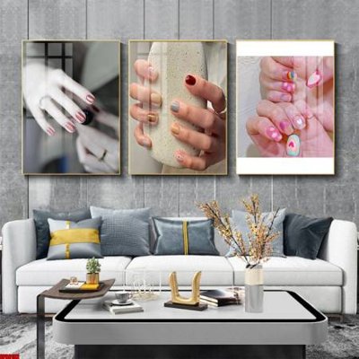 File in ấn chuyên nghiệp File tranh nail , tranh trang trí quán nail móng SPA3182 (file gốc)