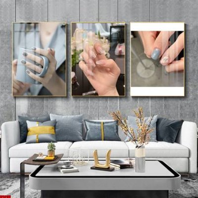 File in trần File tranh nail , tranh trang trí quán nail móng SPA3186 (bản gốc) trời sao