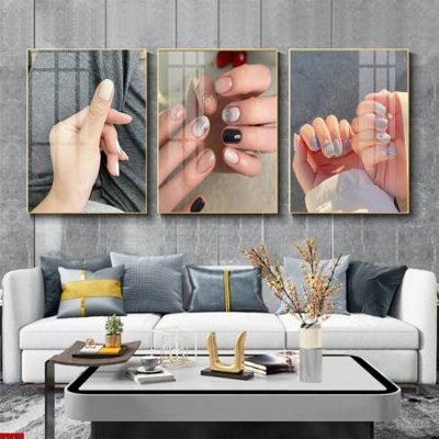 File in trần File tranh nail , tranh trang trí quán nail móng SPA3190 (file gốc) hoa văn 3D