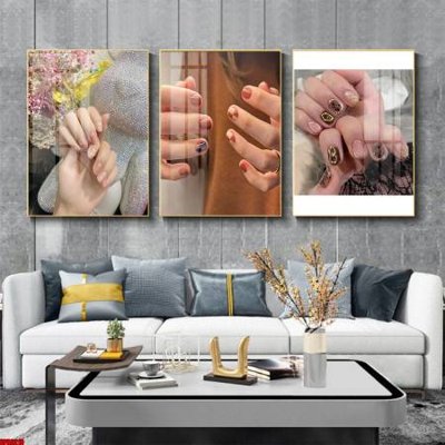 File gốc in tráng gương File tranh nail , tranh trang trí quán nail móng SPA3210 chi tiết