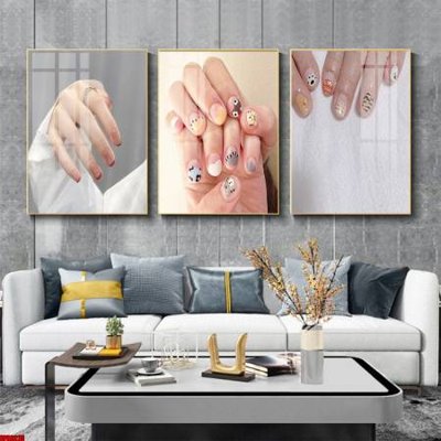 Tải file File tranh nail , tranh trang trí quán nail móng SPA3225 (ảnh gốc) in gạch 3D