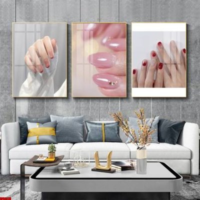 File in ấn File tranh nail , tranh trang trí quán nail móng SPA3228 (bản gốc) cao cấp