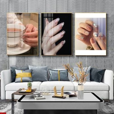 File tranh File tranh nail , tranh trang trí quán nail móng SPA3242 (gốc) chủ đề thiên nhiên