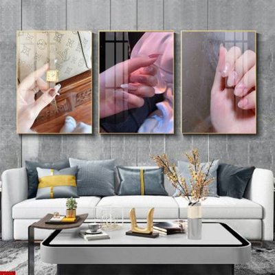 File tranh File tranh nail , tranh trang trí quán nail móng SPA3265 (file gốc) chủ đề phong thủy