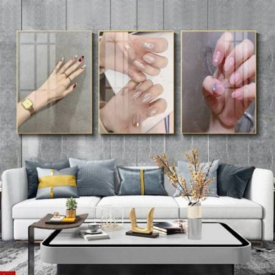 File tranh trang trí File tranh nail , tranh trang trí quán nail móng SPA3266 (file gốc)