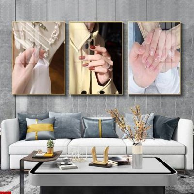 File tranh in mica File tranh nail , tranh trang trí quán nail móng SPA3268 (độ phân giải cao)