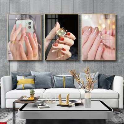 File in trần File tranh nail , tranh trang trí quán nail móng SPA3297 (file gốc) hoa văn 3D