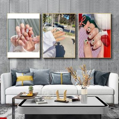 File gốc File tranh nail , tranh trang trí quán nail móng SPA3353 (trang trí) phòng trẻ em