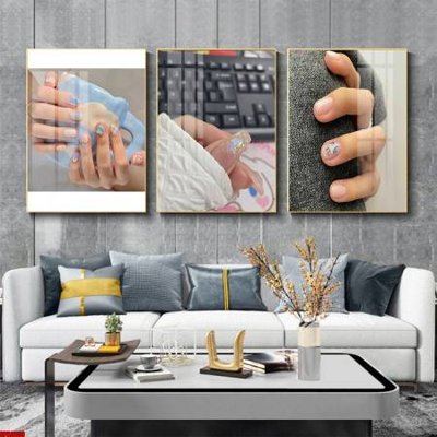 File gốc File tranh nail , tranh trang trí quán nail móng SPA3359 (chủ đề hiện đại) trang trí