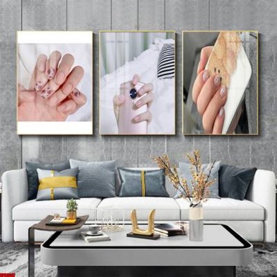 Download file File tranh nail , tranh trang trí quán nail móng SPA3367 (gốc) in mica cao cấp