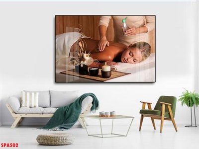 Ảnh gốc file in lụa Tranh trang trí Spa SPA502 chi tiết