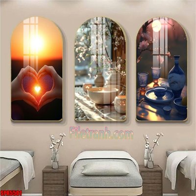 File in ấn File tranh vòm spa kiểu mới SPA5501 (bản gốc) chất lượng cao