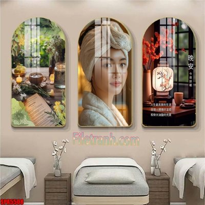 Mua file ảnh gốc File tranh vòm spa kiểu mới SPA5508 (chất lượng cao)