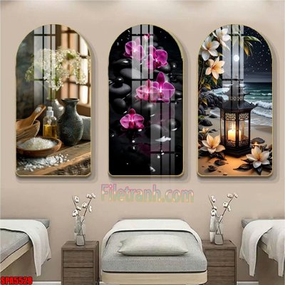 Tải file File tranh vòm spa kiểu mới SPA5528 (gốc) in nhanh