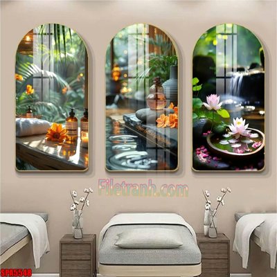 File tranh File tranh vòm spa kiểu mới SPA5548 (gốc) chủ đề tĩnh vật
