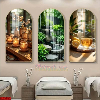 File in ấn File tranh vòm spa kiểu mới SPA5557 (bản gốc) chất lượng cao