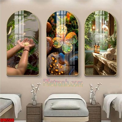 File tranh gốc File tranh vòm spa kiểu mới SPA5566 (bản quyền) Filetranh.com