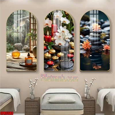 File tranh File tranh vòm spa kiểu mới SPA5583 (bản gốc) treo phòng ăn