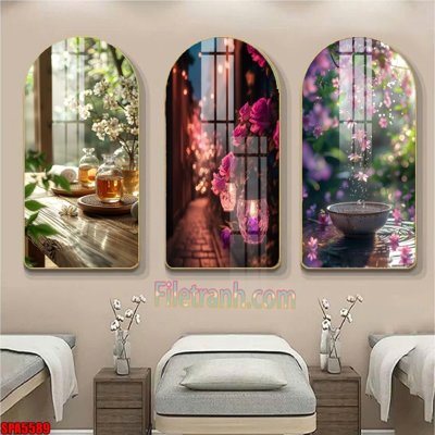 Tải file File tranh vòm spa kiểu mới SPA5589 (gốc) làm file tranh quảng cáo