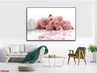 File PSD Tranh trang trí Spa SPA560 (chất lượng in ấn)