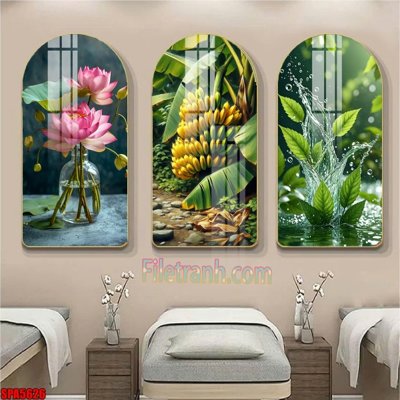 File in trần File tranh vòm spa kiểu mới SPA5626 (bản gốc) mây trời