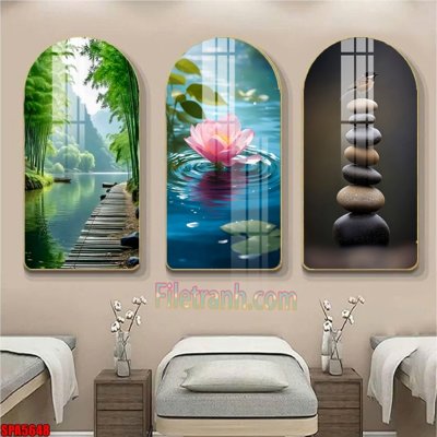 Hình ảnh file gốc File tranh vòm spa kiểu mới SPA5648 (chất lượng cao)