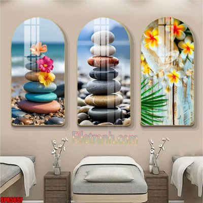 File gốc in mica File tranh vòm spa kiểu mới SPA5657 chất lượng